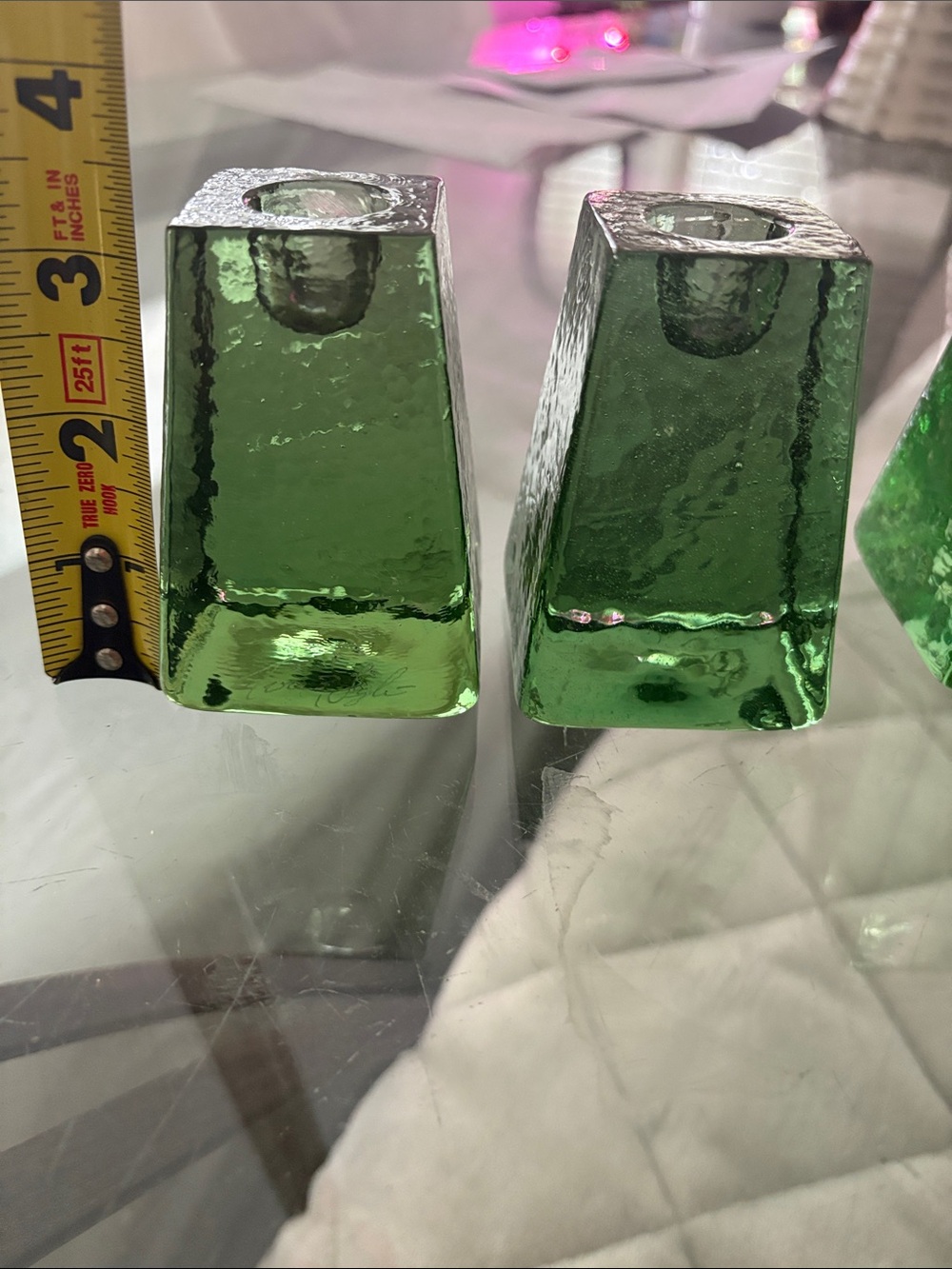 FIRE & ICE - 3.25 inch candle holder- discontinued item-I also have the 4 inch